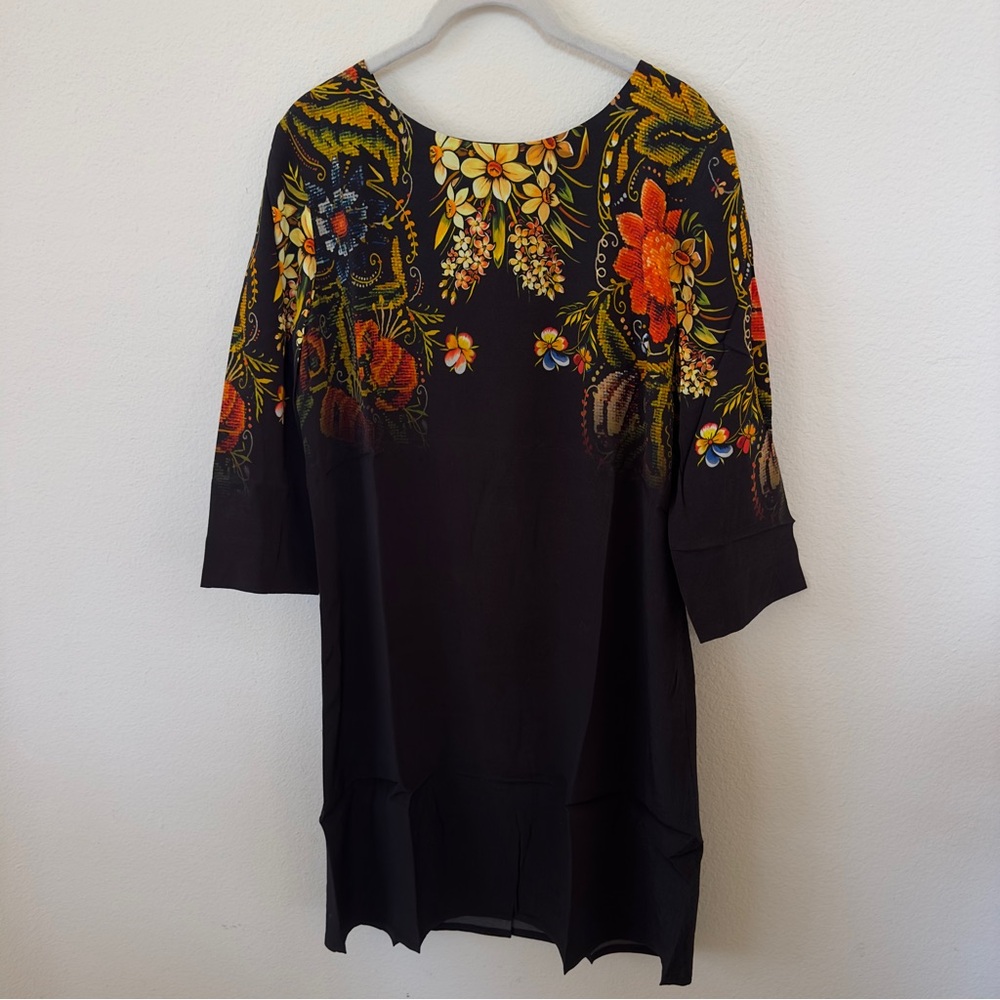 Desigual x Christian Lacroix Collaboration Boho Floral Dress - NWT - Size XL - Picture 4 of 5